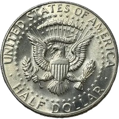 Obverse of US 1969 Half Dollar Value