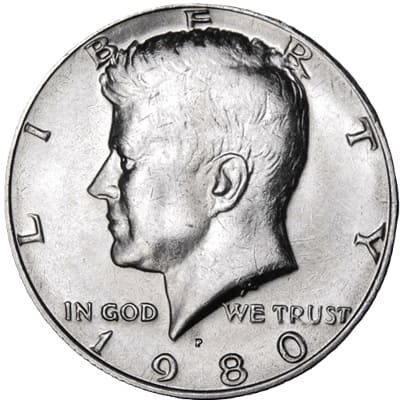 US 1980 Half Dollar