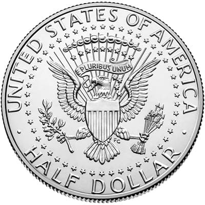Obverse of US 1980 Half Dollar Value