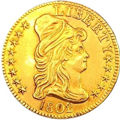 US 1802 Half Eagle $5