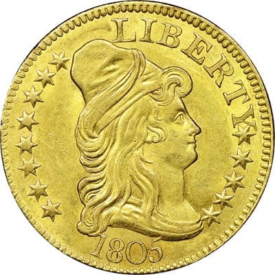 US 1805 Half Eagle $5