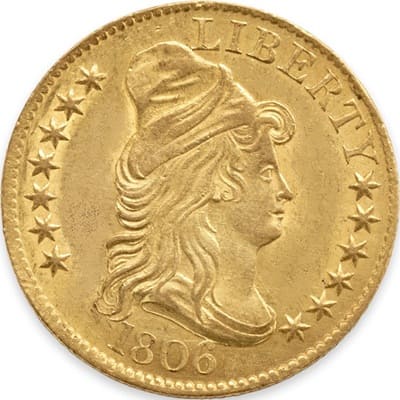 US 1806 Half Eagle $5