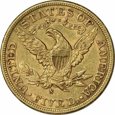 US 1898 Half Eagle $5 Value