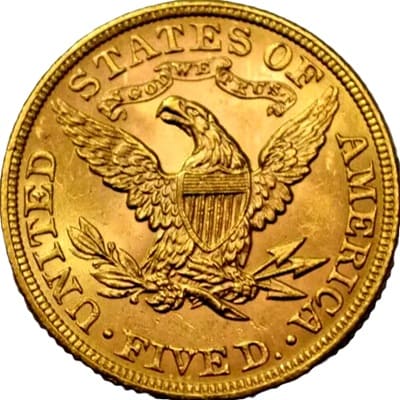 US 1899 Half Eagle $5 Value