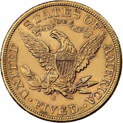 US 1902 Half Eagle $5 Value