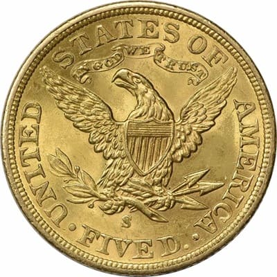 US 1903 Half Eagle $5 Value
