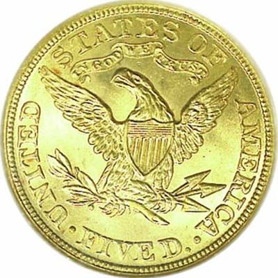 US 1904 Half Eagle $5 Value
