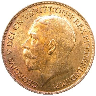 British British 1917 Penny Value
