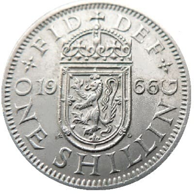 British 1966 Shilling Value