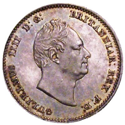 British British 1831 Threepence Value