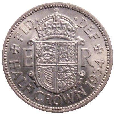 British 1954 Florin Value