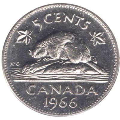 Five Cent 1966 (Elizabeth II)