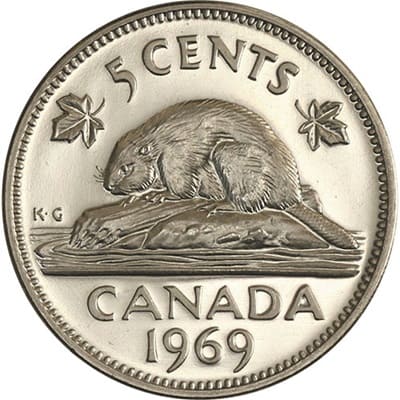 Five Cent 1969 (Elizabeth II)