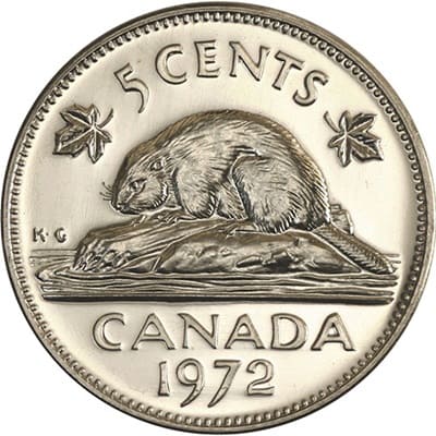 Five Cent 1972 (Elizabeth II)