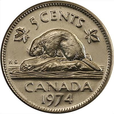 Five Cent 1974 (Elizabeth II)