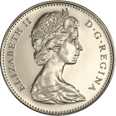 Reverse: Canadian Canadian 1976 Five Cent Value