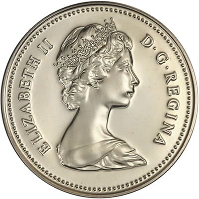 Reverse: Canadian Canadian 1982 Five Cent Value