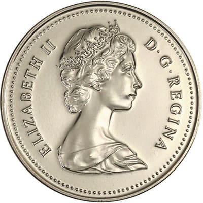 Reverse: Canadian Canadian 1983 Five Cent Value
