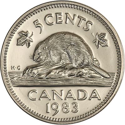 Five Cent 1983 (Elizabeth II)