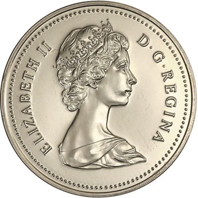 Reverse: Canadian Canadian 1984 Five Cent Value