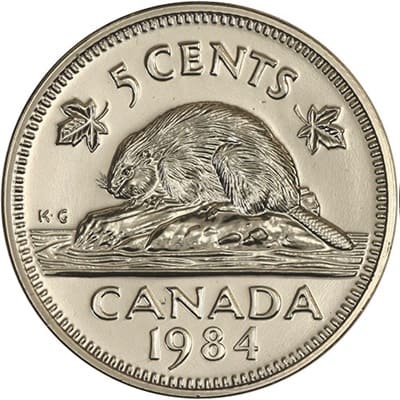Five Cent 1984 (Elizabeth II)