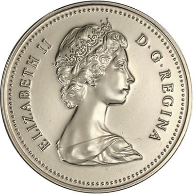 Reverse: Canadian Canadian 1985 Five Cent Value