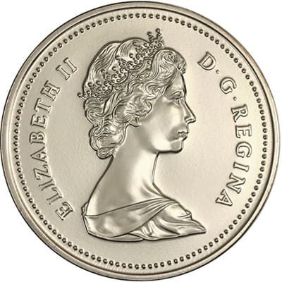 Reverse: Canadian Canadian 1988 Five Cent Value