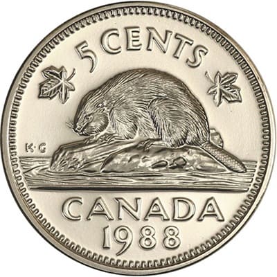 Five Cent 1988 (Elizabeth II)