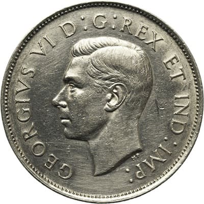 Canadian Canadian 1940 50 Cent Value