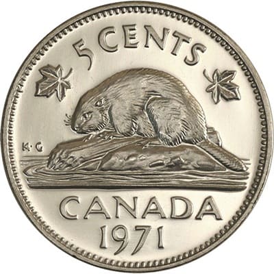 Canadian 1971 50 Cent Value
