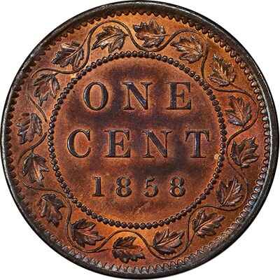 Victoria 1858 Large Cent Value