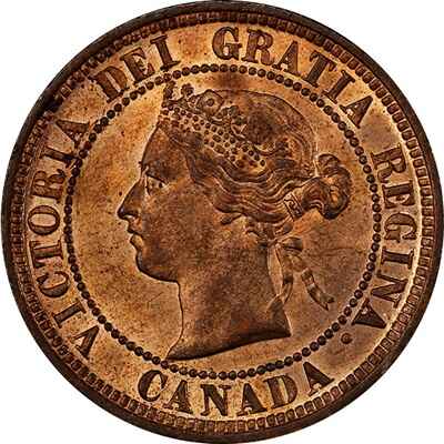 Victoria 1876 Large Cent Value