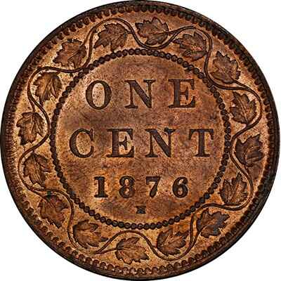 Victoria 1876 Large Cent Value