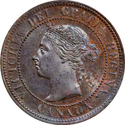 Victoria 1884 Large Cent Value