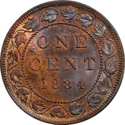 Victoria 1884 Large Cent Value