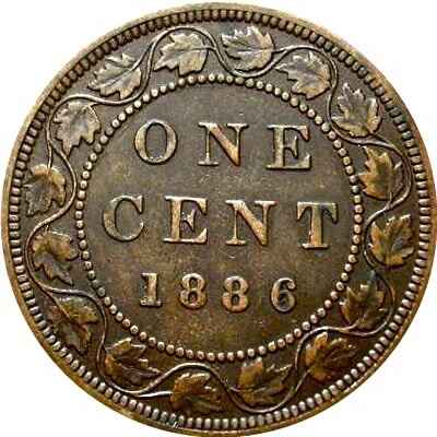 Victoria 1886 Large Cent Value