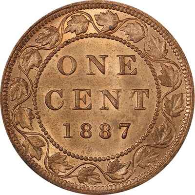 Victoria 1887 Large Cent Value