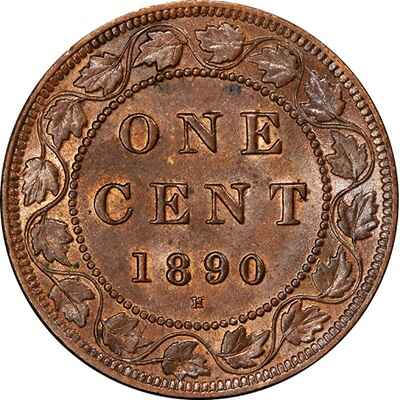 Victoria 1890 Large Cent Value