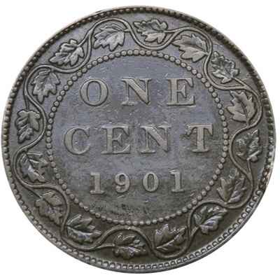 Victoria 1901 Large Cent Value