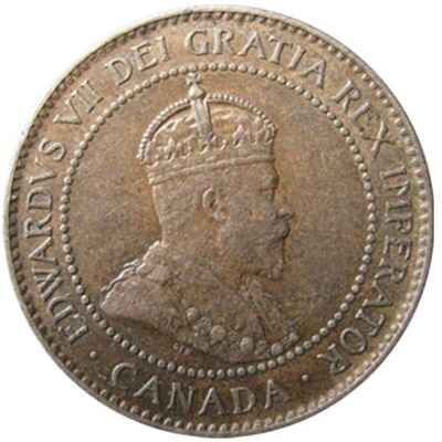 Edward VII 1902 Large Cent Value