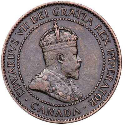 Edward VII 1903 Large Cent Value