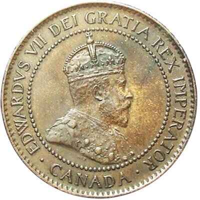 Edward VII 1904 Large Cent Value