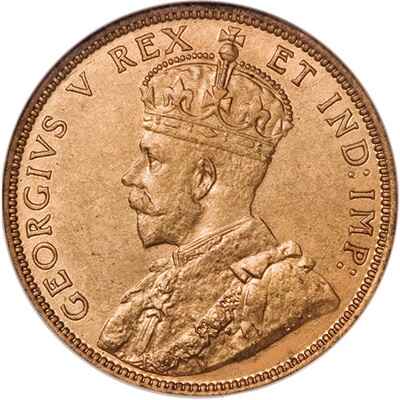 George V 1911 Large Cent Value