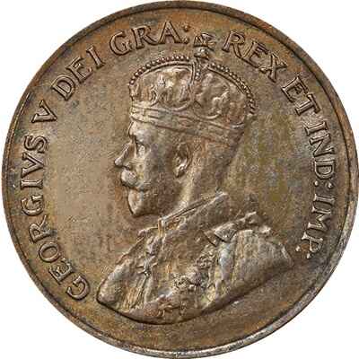 George V 1923 Small Cent Value