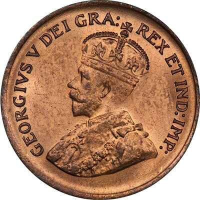 George V 1929 Small Cent Value