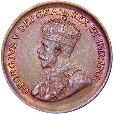 George V 1932 Small Cent Value