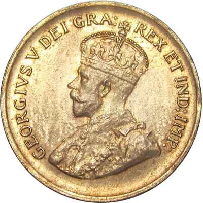 George V 1933 Small Cent Value