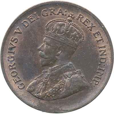 George V 1936 Small Cent Value