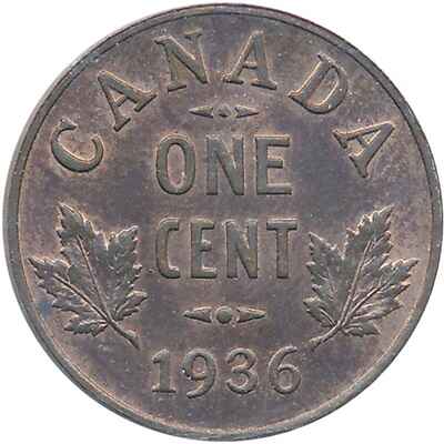 George V 1936 Small Cent Value