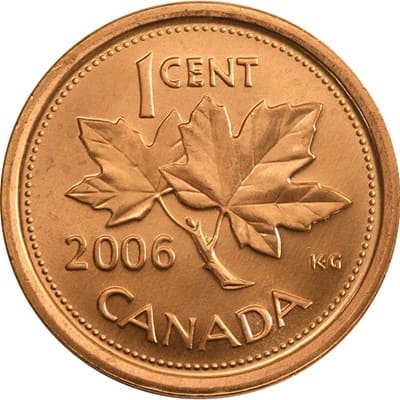 Elizabeth II 2006 One Cent Value